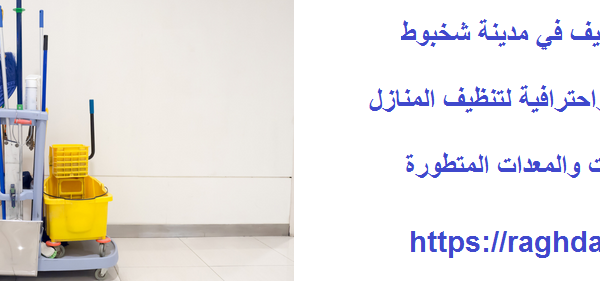 شركة تنظيف في مدينة شخبوط